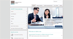 Desktop Screenshot of datev.com